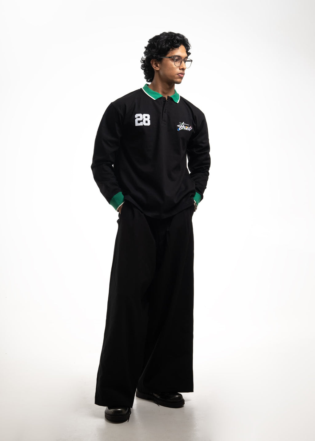 COLLORA BUTTUN EMBROIDERY WORK FULL SLEEVE