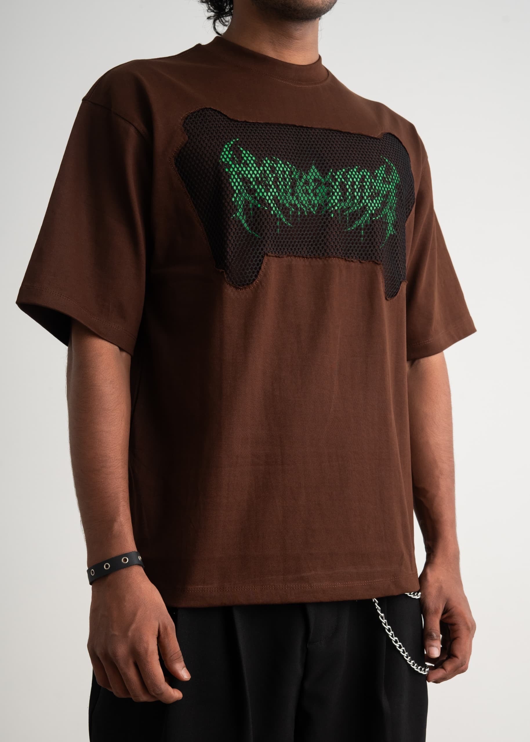 FRONT NET EMBROIDERY AND PRINT