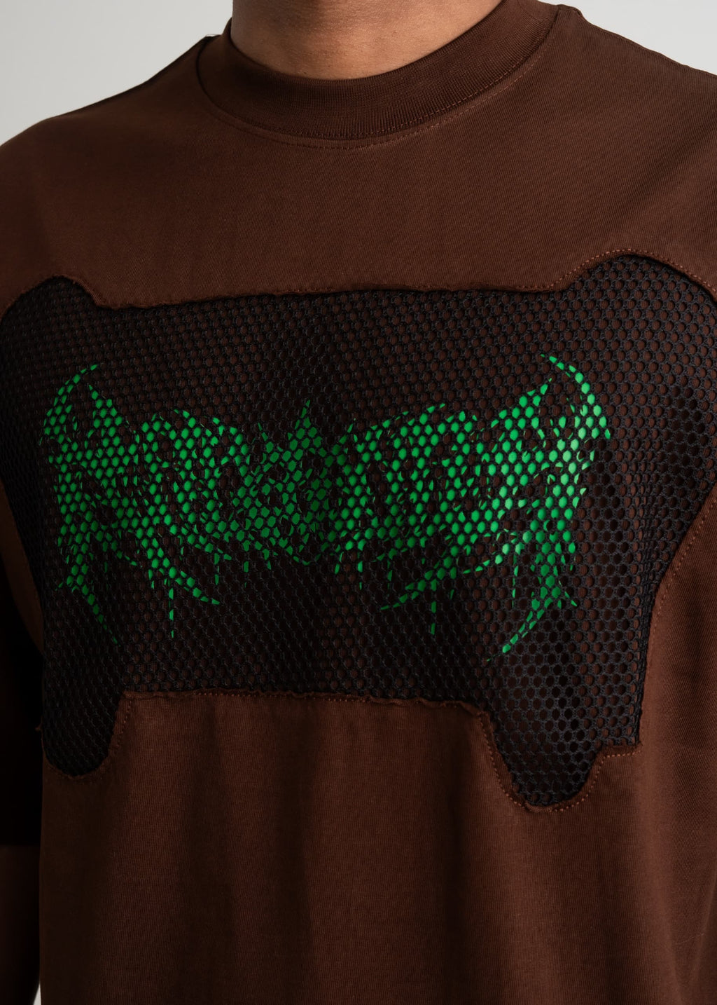 FRONT NET EMBROIDERY AND PRINT