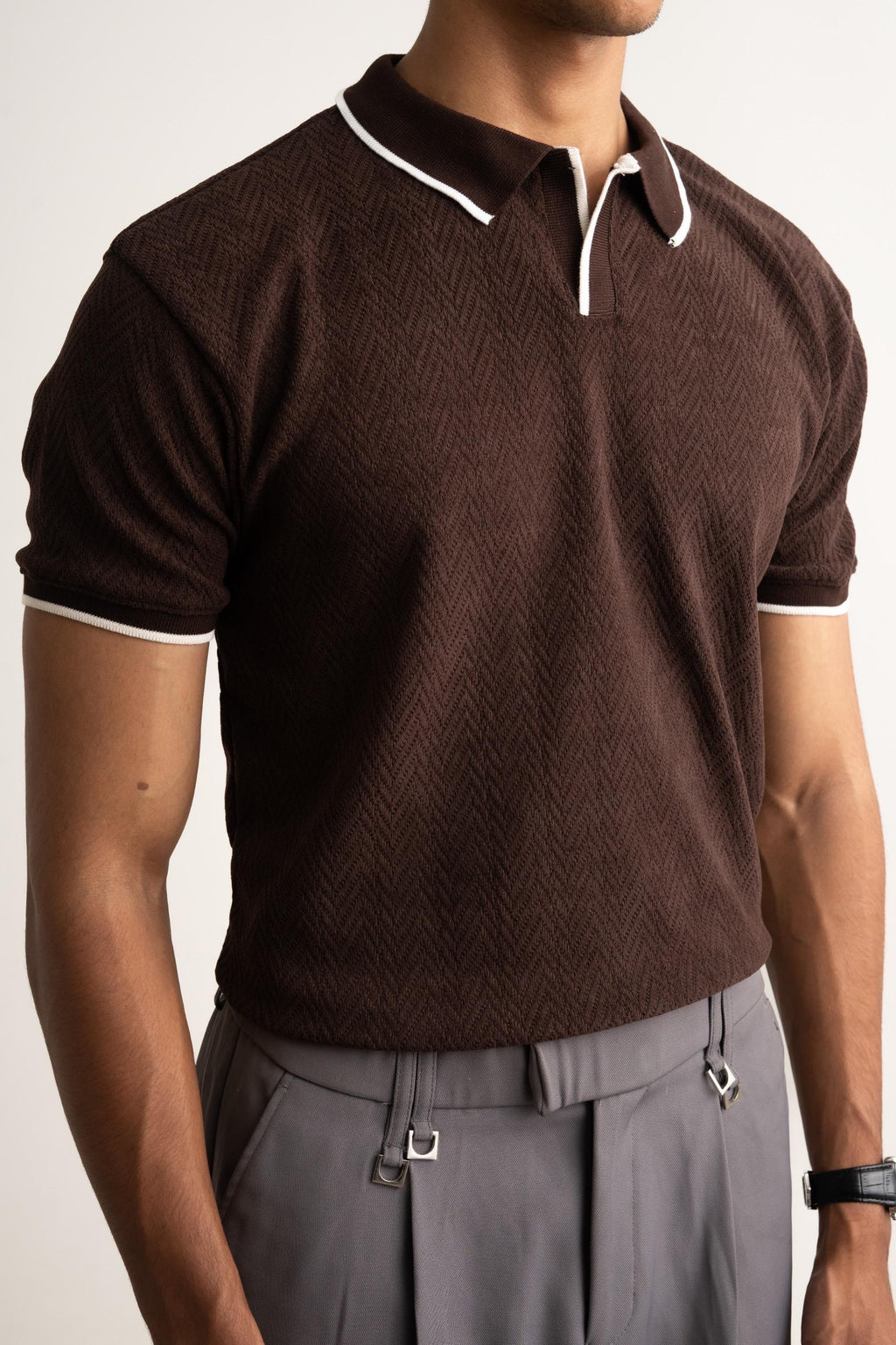 BROWN POLO