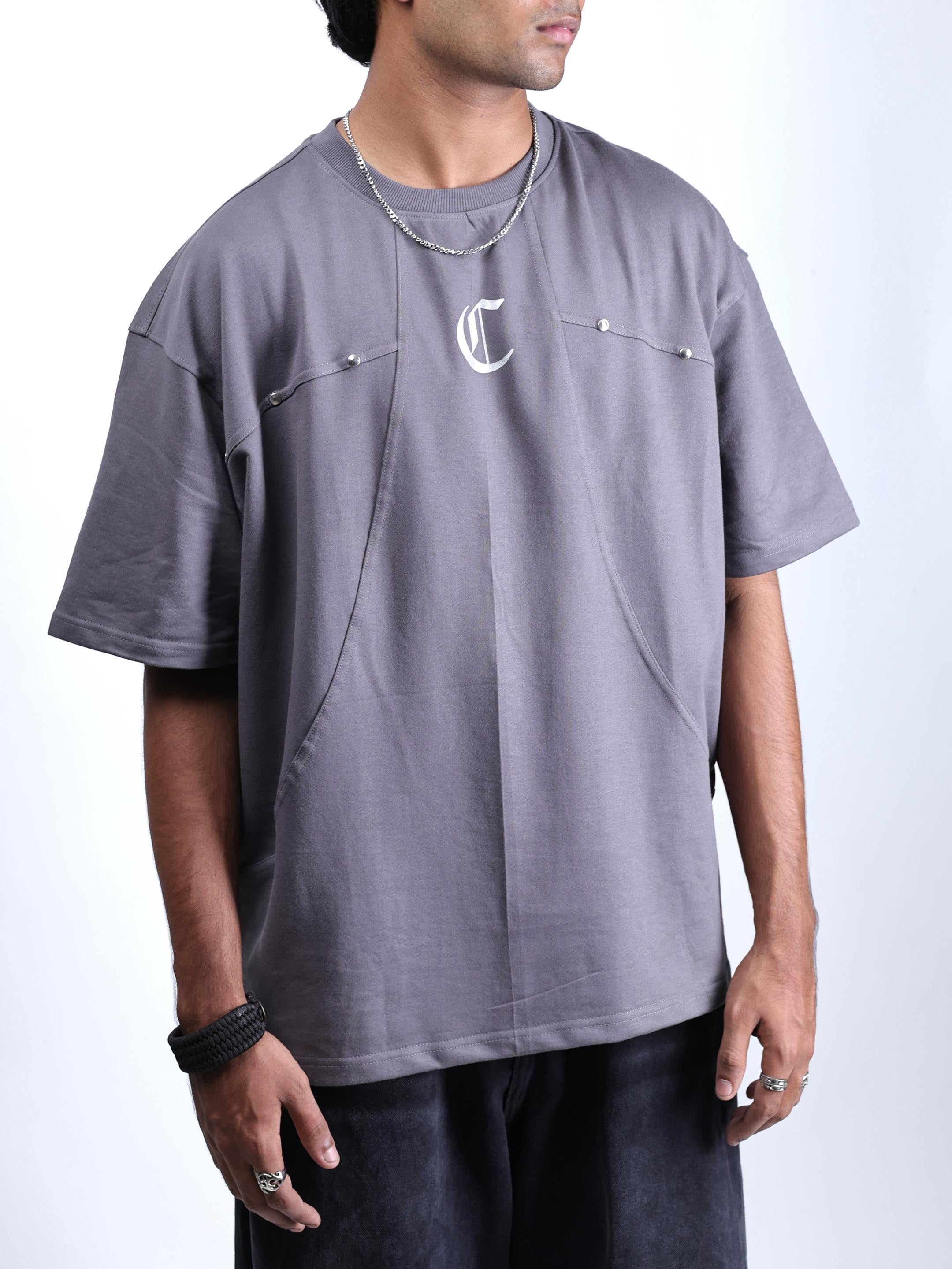 CUT & SEW RIVET T SHIRT