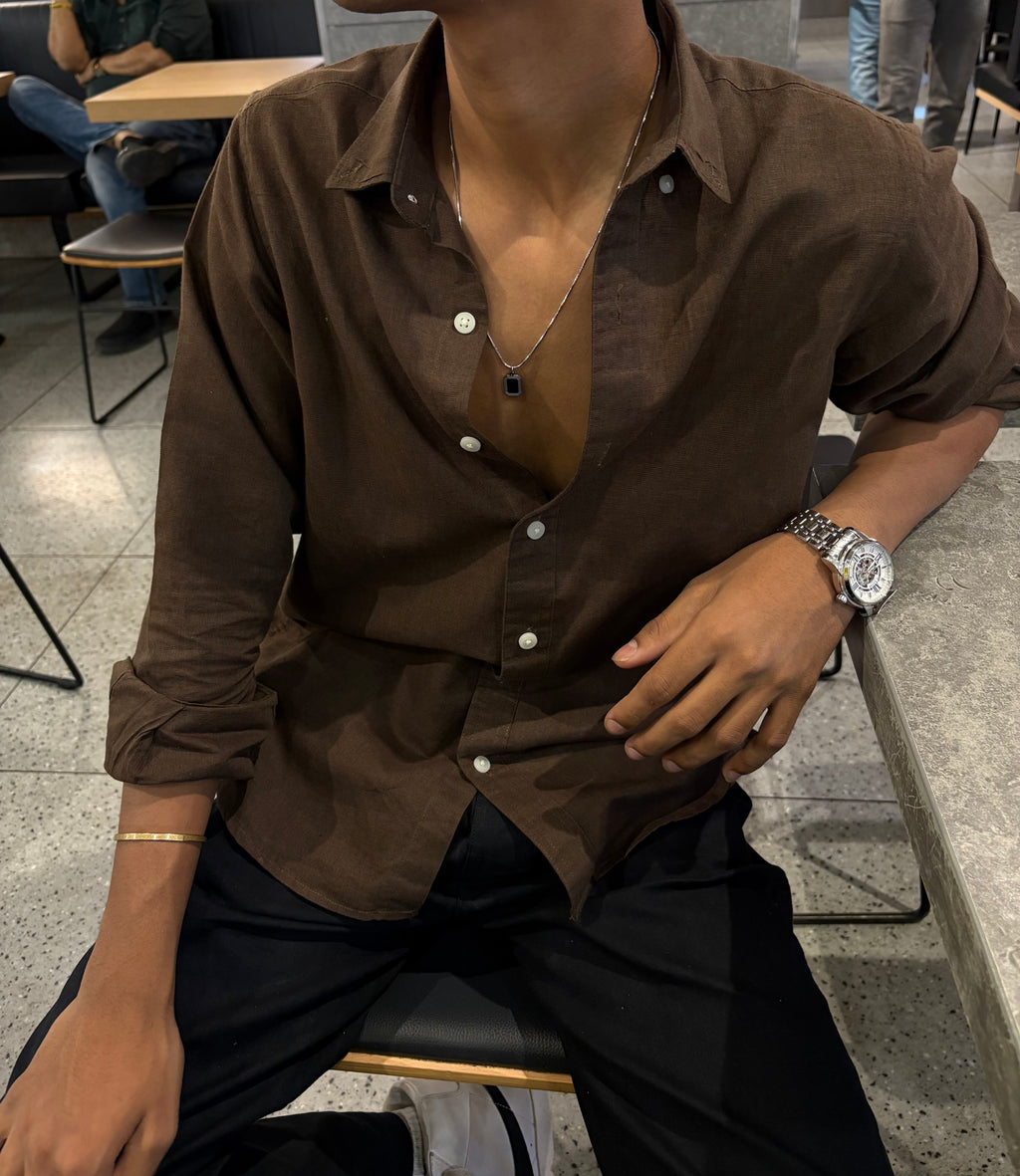 BROWN SHIRT
