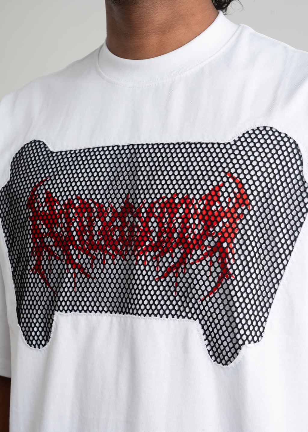 FRONT NET EMBROIDERY AND PRINT